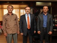 BAŞKAN ŞAHİN'İ TEBRİK ZİYARETLERİ DEVAM EDİYOR