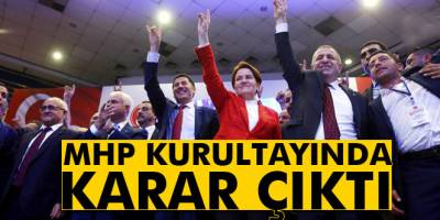 MHP'de kara çıktı