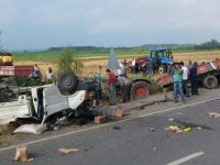 Samsun'da trafik kazası: 1 ölü, 9 yaralı