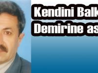 Bunalıma giren vatandaş kendini balkon demirine astı