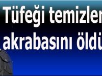 Kaza ile akrabasını vurdu
