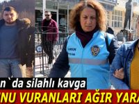 Anne, oğlunu vuran 2 kişiyi tabancayla ateş edip ağır yaraladı