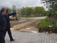 Ladik'de yollar yapılııyor
