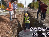 Yakakent'in alt yapı sorunu çözülüyor