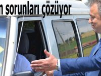 Başkan sorunları çözüyor