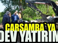 Çarşamba'da 10 milyon liralık altyapı yatırımı