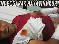 Kendisine saldıran köpeğini boğarak öldürdü