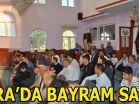 Bafra'da Ramazan Bayramında Camiler Doldu Taştı