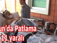 Sanayi patlamasında 1'i ağır 11 kişi yaralandı