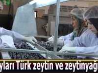 Hacı adayları Türk zeytin ve zeytinyağı yiyecek