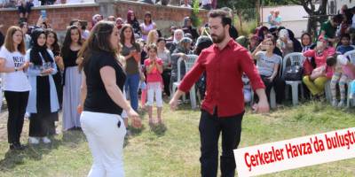 Çerkezler Havza'da buluştu