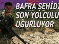 Bafra şehidini son yolculuğuna uğurluyor
