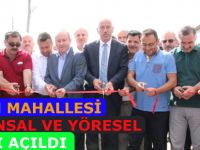 Alaçam'da Kızlan Mahallesi Hayvansal ve Yöresel Ürünler Pazarı açıldı