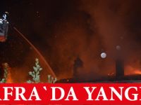 Bafra`da yangın