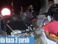 Boyabat'da kaza 3 yaralı