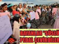 Bayanlar "süslü Püslü" Pedal Çevirdi