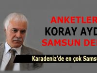 Karadeniz'de en çok oy Samsun'dan dedi!