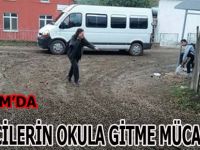 Alaçam'da Çamurlu Yol İsyanı