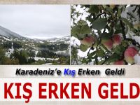 Karadeniz'e Kış erken geldi