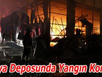 Mobilya Deposunda Yangın Korkuttu