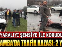 Çarşamba'da Trafik Kazası: 2 Yaralı