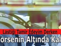 Lastiği Tamir Edeyim Derken Dorsenin Altında Kaldı