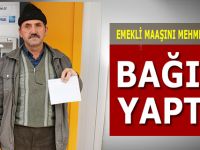 Osman Altunay Emekli Maaşını Bağışladı