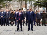 18 MART ÇANAKKALE ZAFERİ'NİN 103.YIL DÖNÜMÜ VE ŞEHİTLERİ ANMA GÜNÜ ÇELENK TÖRENİ