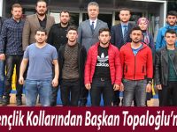 Ak Parti Gençlik Kollarından Başkan Topaloğlu’na Ziyaret