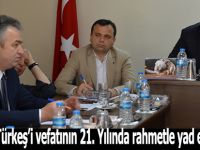 Topaloğlu:Alpaslan Türkeş’i vefatının 21. Yılında rahmetle yad ediyorum