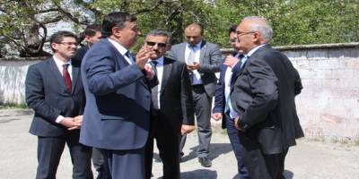 Vali Kaymak ve Büyükşehir Belediye Başkanı Yılmaz Havza Konaklarını inceledi
