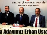 1.Sıra Adayımız Erhan Usta'dır