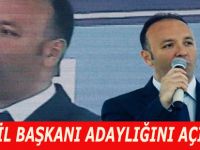 CHP İL BAŞKANI ADAYLIĞINI AÇIKLIYOR