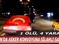 Samsun'da Asker Konvoyuna Silahlı Saldırı; 1 Ölü, 4 Yaralı