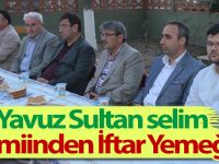 Yavuz Sultan selim Camiinden İftar Yemeği
