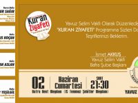 Bafra Yavuz Selim Vakfından Halka Davet