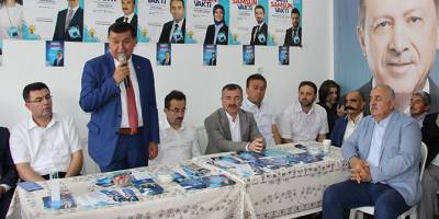 Havza'da Ak Partililer Bayramlaştı