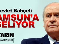 Devlet Bahçeli Samsun'a Geliyor