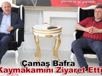 Çamaş Bafra Kaymakamını Ziyaret Etti