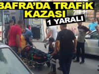 Bafra'da Trafik Kazası: 1 Yaralı