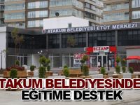 Atakum Belediyesinden Eğitime Destek