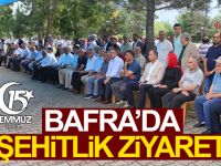 Bafra'da Şehitlik Ziyareti