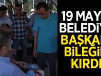 19 Mayıs Belediye Başkanı bileğini kırdı