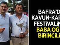Karpuz-Kavun Festivalinde Baba Oğlu Birinciliği