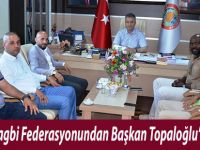 Ragbi Federasyonundan Başkan Topaloğlu’na Ziyaret