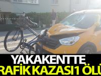 Samsun'da taksinin çarptığı bisikletli öldü