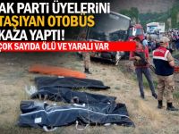 AK PARTİ KAFİLESİ KAZA YAPTI 4 ÖLÜ