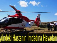 Sarpın Köyündeki Hastanın İmdadına Havadan Yetiştiler