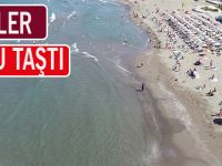 SAMSUN'DA SAHİLLER DOLDU TAŞTI