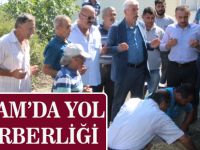 ALAÇAM'DA YOL SEFERBERLİĞİ